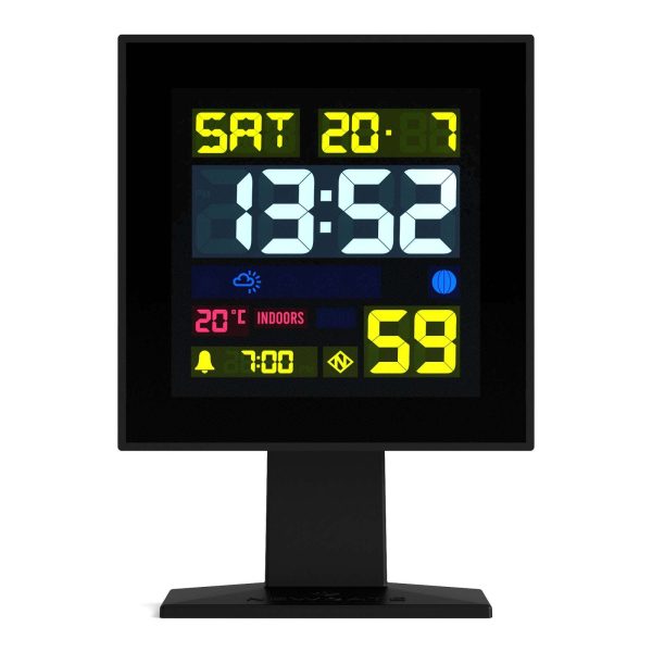 Newgate Monolith Lcd Alarm Clock