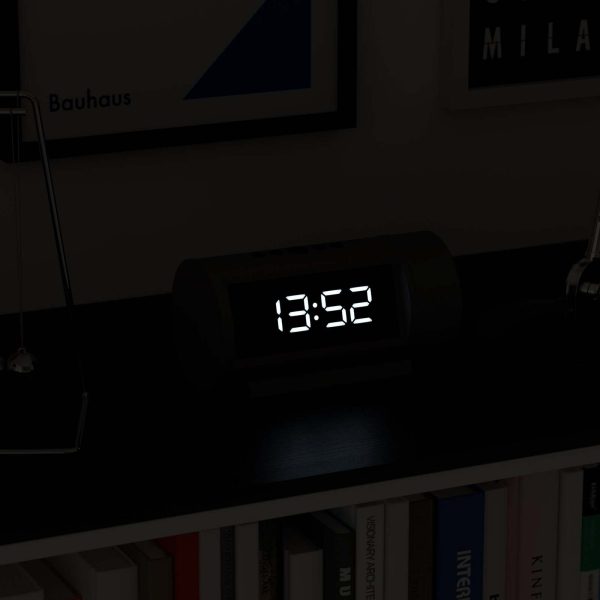 Newgate Pil Led Alarm Clock Black