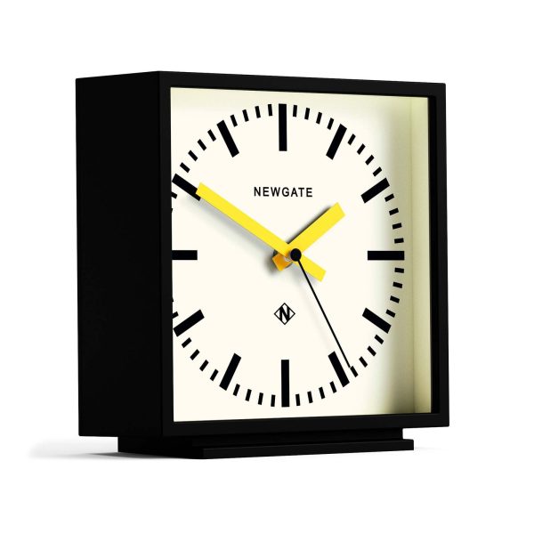 Newgate Amp Mantel Clock Black With Hands