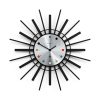 Newgate Stingray Wall Clock Black – Silver Dial
