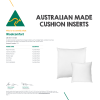 Four Pack 50x50cm Aus Made Hotel Cushion Inserts Premium Memory Resistant Filling