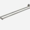 Luxurious Brushed Nickel Stainless Steel 304 Towel Rack Rail – Double Bar 600mm