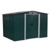 Garden Shed Spire Roof 8x8ft – Green