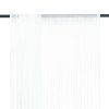 String Curtains 2 pcs – 100 cm, White