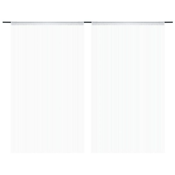 String Curtains 2 pcs – 140 cm, White