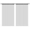 String Curtains 2 pcs – 140 cm, Black