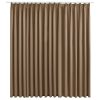 Blackout Curtain with Hooks 290×245 cm – Taupe