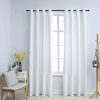 Blackout Curtains with Metal Rings 2 pcs – 140×225 cm, Off White