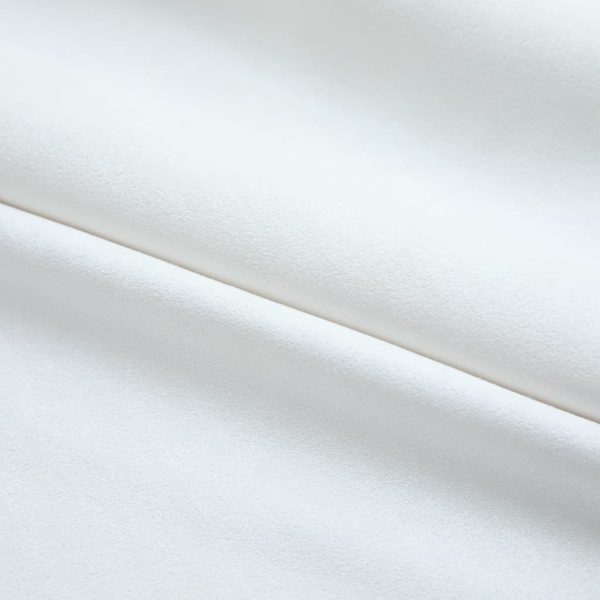Blackout Curtains with Hooks 2 pcs Off White – 140×245 cm