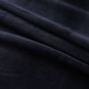 Blackout Curtain with Metal Rings Velvet 290×245 cm – Black