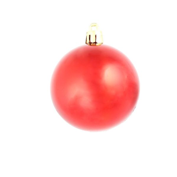 100 Piece Christmas Ball Set 3/4/6 cm – Red