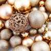 100 Piece Christmas Ball Set 3/4/6 cm – Rose/Gold