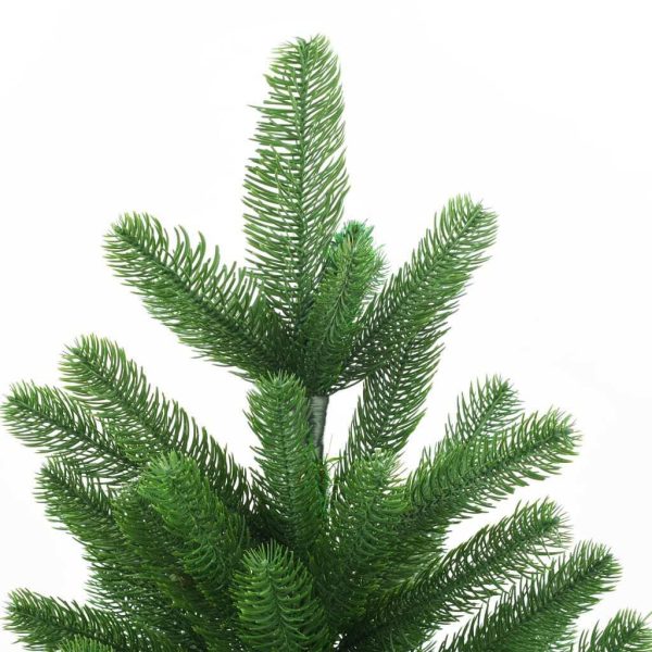 Faux Christmas Tree Lifelike Needles Green – 150×75 cm