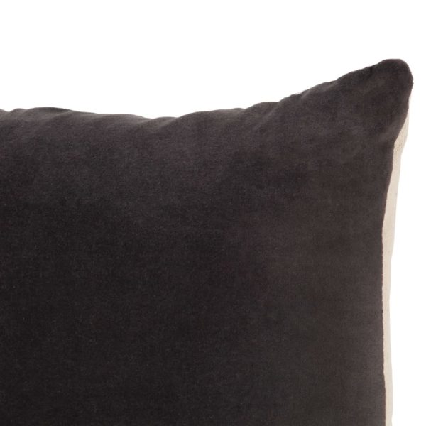Cushions Cotton Velvet 2 pcs 45×45 cm – Anthracite