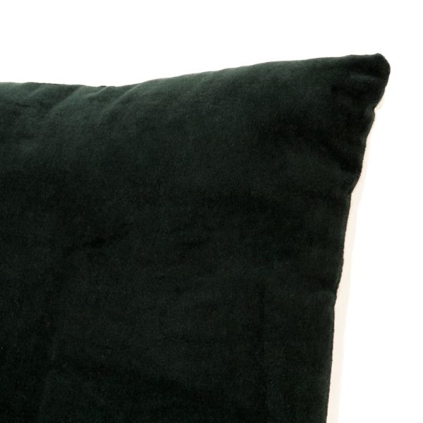 Cushions Cotton Velvet 2 pcs 45×45 cm – Green