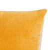Cushions Cotton Velvet 2 pcs 45×45 cm – Yellow