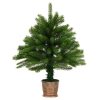 Faux Christmas Tree Lifelike Needles Green – 65×45 cm