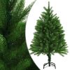 Faux Christmas Tree Lifelike Needles Green – 120×75 cm