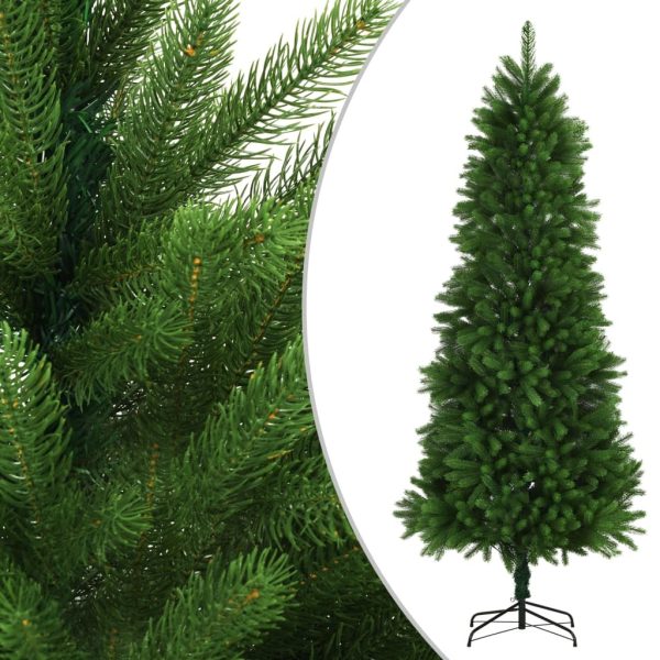 Faux Christmas Tree Lifelike Needles Green – 240×100 cm