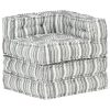 Kanpi Modular Pouffe Fabric – Grey, Corner Sofa Part