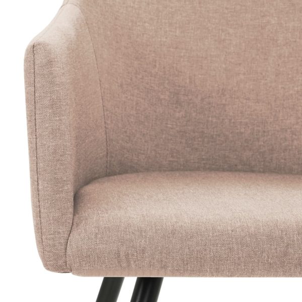Dining Chairs Fabric – Taupe, 4