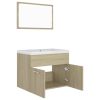 Bathroom Furniture Set Engineered Wood – 60×38.5×46 cm, Sonoma oak