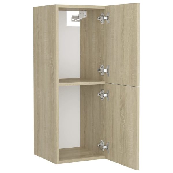 Bathroom Furniture Set Engineered Wood – 90×38.5×46 cm, Sonoma oak