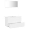 Bathroom Furniture Set Engineered Wood – 80×38.5×45 cm, White