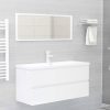 Bathroom Furniture Set Engineered Wood – 100×38.5×45 cm, High Gloss White