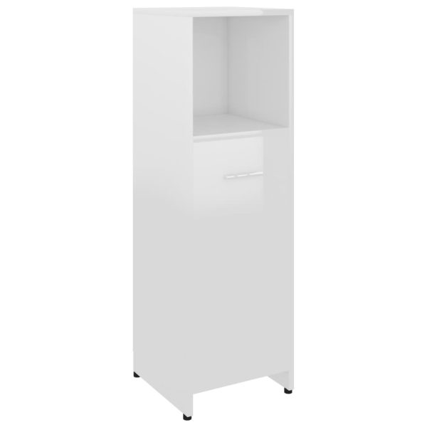 4 Piece Bathroom Furniture Set – High Gloss White