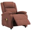 Electric Massage Recliner Fabric – Brown