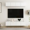 Dearborn TV Cabinets 4 pcs Engineered Wood – 80x30x30 cm, White