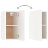 Maclean 4 Piece TV Cabinet Set Engineered Wood – 60x30x30 cm (2 pcs), White