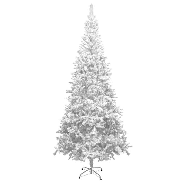 Artificial Christmas Tree with LEDs&Stand Branches – 240×120 cm, White