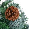 Frosted Christmas Tree with LEDs&Pinecones – 150×70 cm