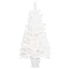 Artificial Christmas Tree with LEDs White – 65×35 cm