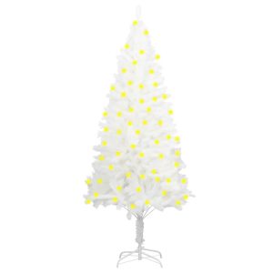 Artificial Christmas Tree with LEDs White – 120×75 cm