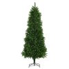 Artificial Christmas Tree with LEDs Green – 240×100 cm