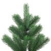 Nordmann Fir Artificial Christmas Tree with LEDs Green – 210×150 cm