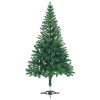 Artificial Christmas Tree with LEDs&Ball Set Branches – 210×105 cm, Green and Gold