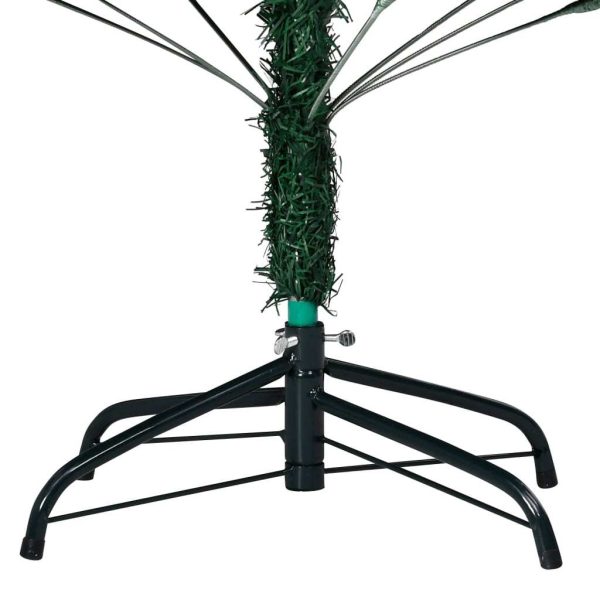 Artificial Christmas Tree with LEDs&Ball Set PVC – 150×80 cm, Green and Gold