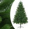 Artificial Christmas Tree with LEDs&Ball Set Green – 210×105 cm, Gold