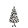 Artificial Christmas Tree with LEDs&Ball Set Green – 150×95 cm, Rose