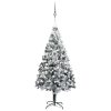 Artificial Christmas Tree with LEDs&Ball Set Green – 240×150 cm, White