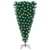 Upside-down Artificial Christmas Tree with LEDs Green – 150×80 cm