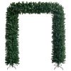 Christmas Tree Arch with LEDs&Ball Set Green 240 cm – Gold