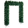 Christmas Tree Arch with LEDs&Ball Set Green 240 cm – Gold