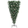 Upside-down Artificial Christmas Tree with LEDs&Ball Set – 120×65 cm, Rose