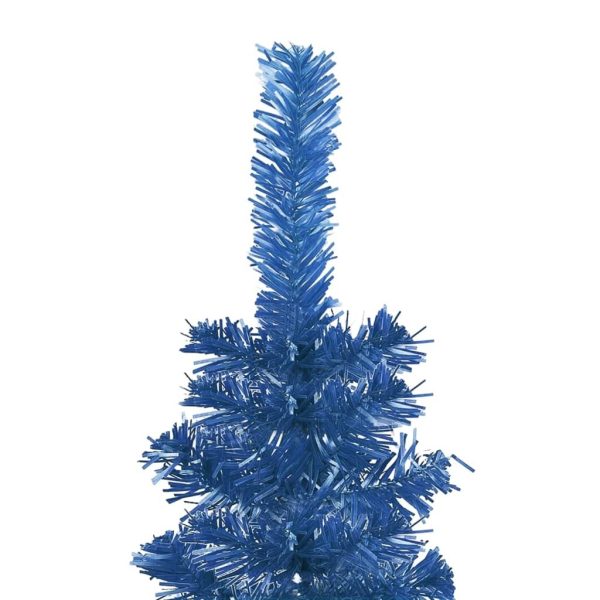 Slim Christmas Tree with LEDs&Ball Set – 120×38 cm, Blue and Rose