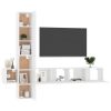 Fareham 5 Piece TV Cabinet Set Engineered Wood – 80x30x30 cm (2 pcs), White